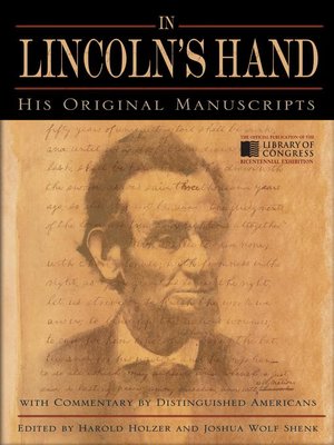 cover image of In Lincoln's Hand
